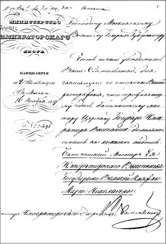 Иллюстрация к книге — Модные магазины и модистки Москвы первой половины XIX столетия [i_007.jpg]