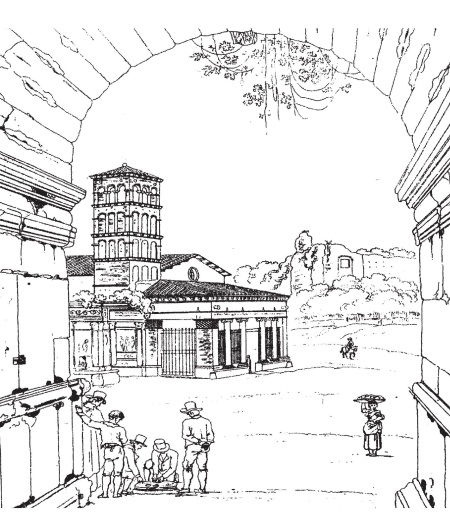 Иллюстрация к книге — Здесь был Рим. Современные прогулки по древнему городу [i_137.jpg]