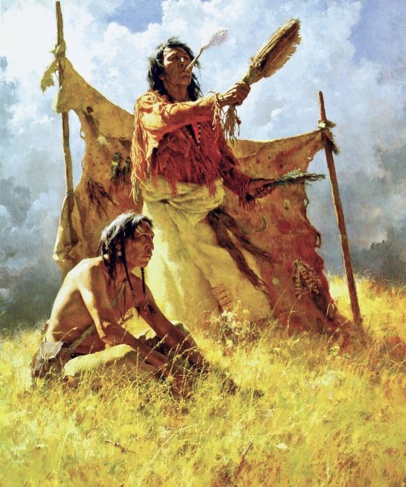 Иллюстрация к книге — Сила шаманов. Боевая и лечебная магия индейцев Дикого Запада [i_090.jpg]