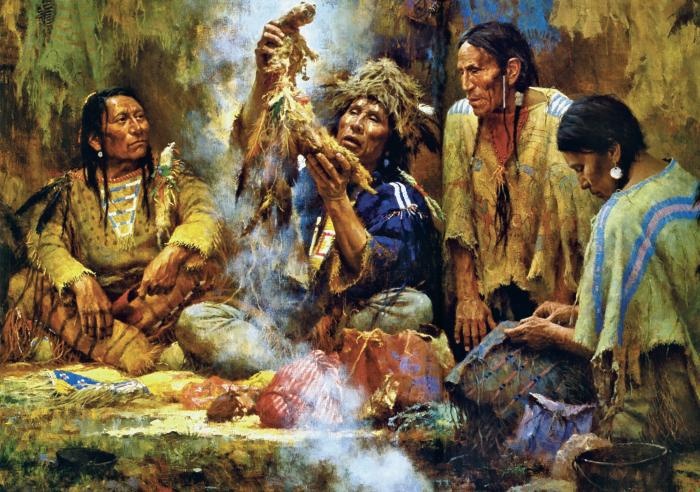 Иллюстрация к книге — Сила шаманов. Боевая и лечебная магия индейцев Дикого Запада [i_124.jpg]