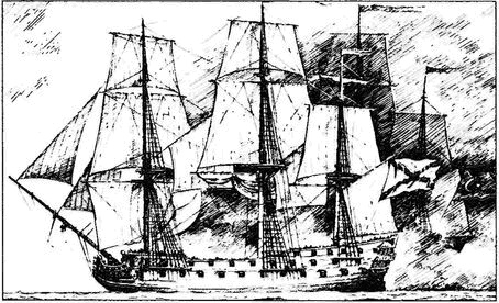 Иллюстрация к книге — Великие сражения русского парусного флота [i_037.jpg]