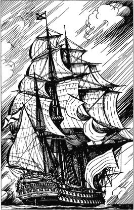 Иллюстрация к книге — Великие сражения русского парусного флота [i_086.jpg]