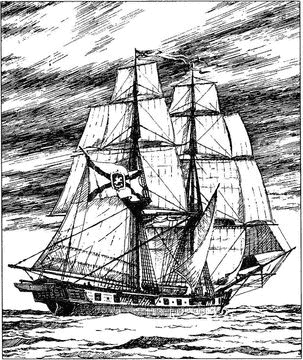 Иллюстрация к книге — Великие сражения русского парусного флота [i_106.jpg]