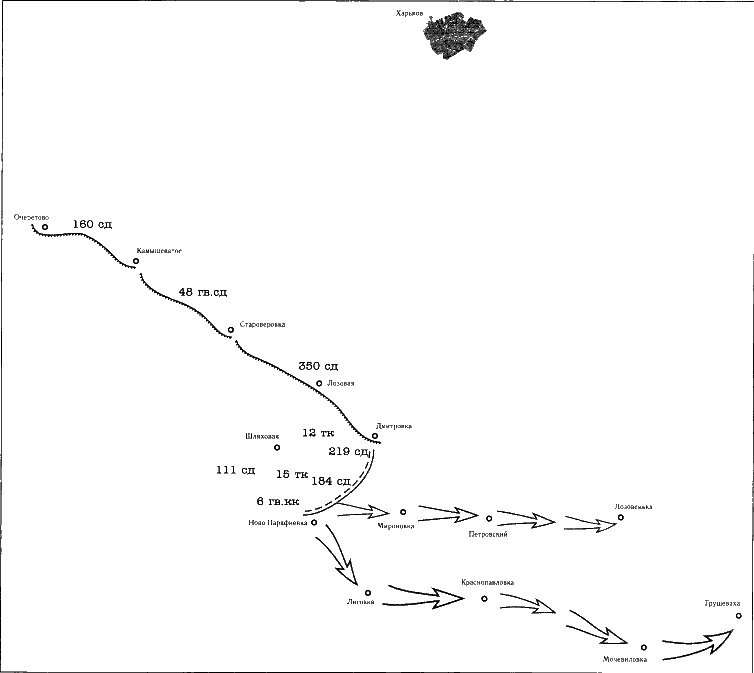 Иллюстрация к книге — Танки ведет Рыбалко. Боевой путь 3-й Гвардейской танковой армии [sch032.jpg]