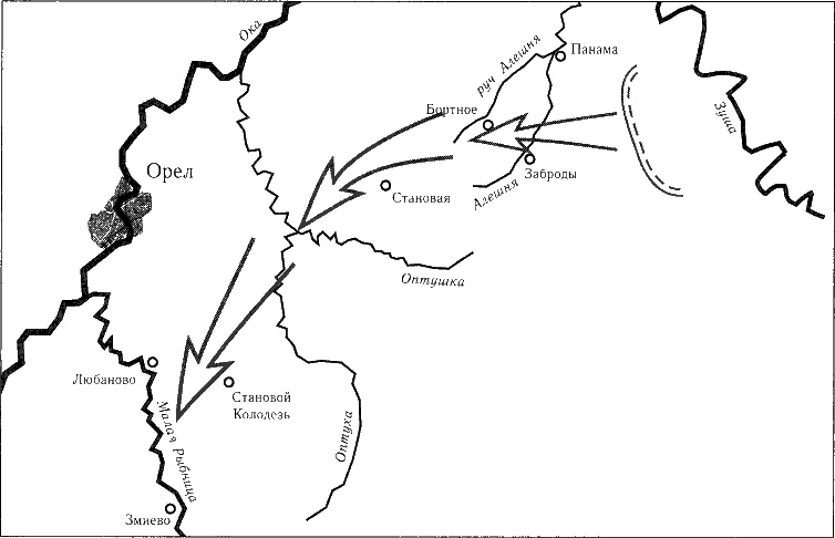 Иллюстрация к книге — Танки ведет Рыбалко. Боевой путь 3-й Гвардейской танковой армии [sch039.jpg]