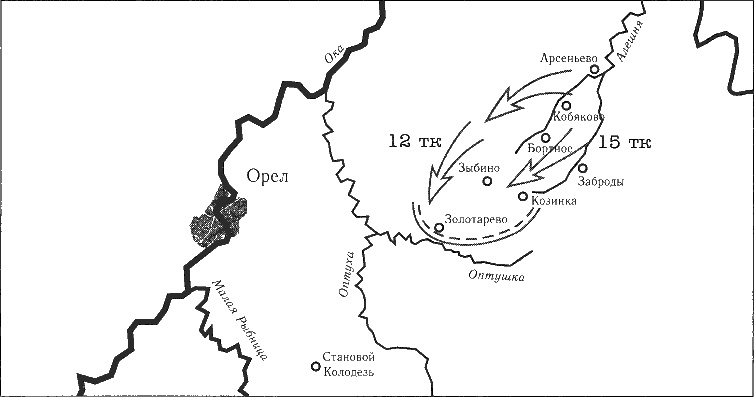 Иллюстрация к книге — Танки ведет Рыбалко. Боевой путь 3-й Гвардейской танковой армии [sch041.jpg]