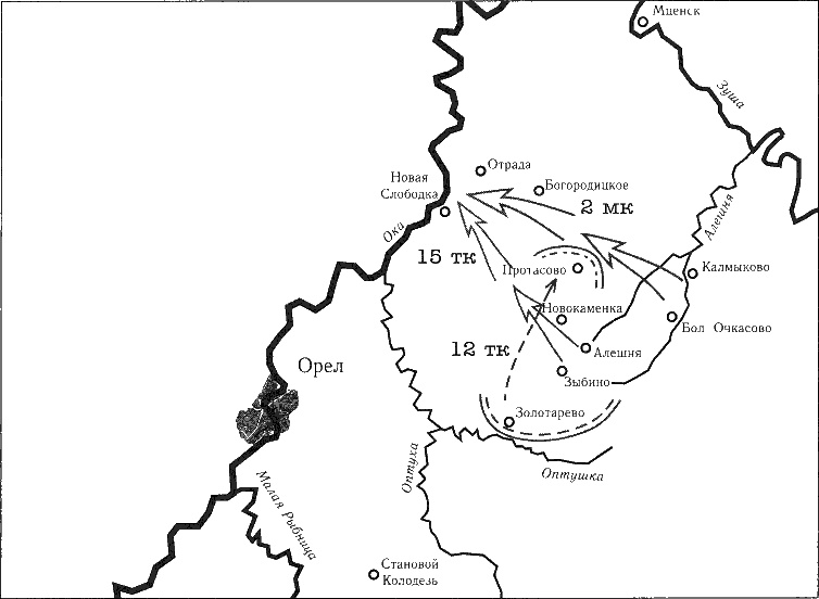 Иллюстрация к книге — Танки ведет Рыбалко. Боевой путь 3-й Гвардейской танковой армии [sch042.jpg]