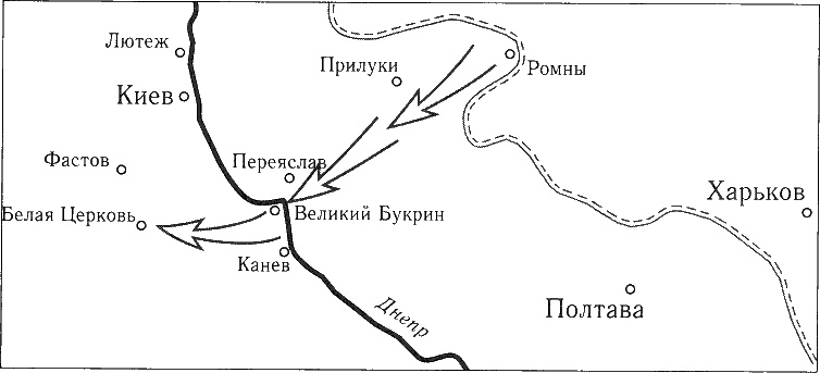 Иллюстрация к книге — Танки ведет Рыбалко. Боевой путь 3-й Гвардейской танковой армии [sch057.jpg]