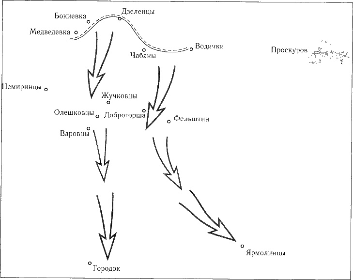 Иллюстрация к книге — Танки ведет Рыбалко. Боевой путь 3-й Гвардейской танковой армии [sch092.jpg]
