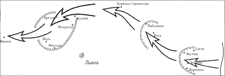 Иллюстрация к книге — Танки ведет Рыбалко. Боевой путь 3-й Гвардейской танковой армии [sch096.jpg]