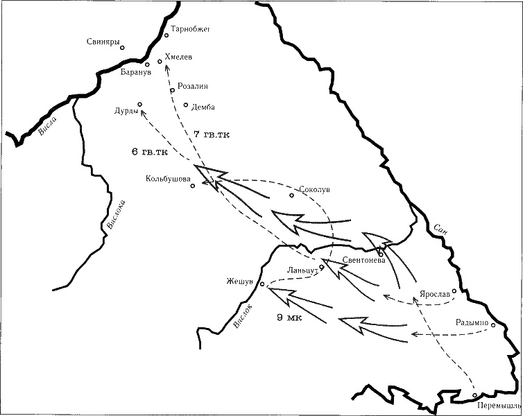 Иллюстрация к книге — Танки ведет Рыбалко. Боевой путь 3-й Гвардейской танковой армии [sch105.jpg]
