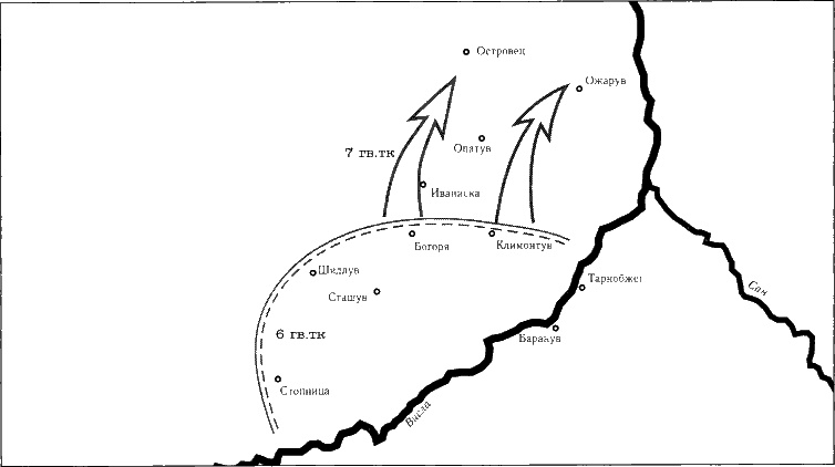 Иллюстрация к книге — Танки ведет Рыбалко. Боевой путь 3-й Гвардейской танковой армии [sch107.jpg]