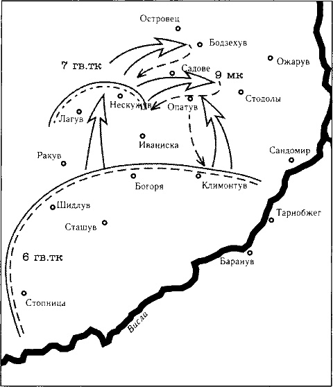 Иллюстрация к книге — Танки ведет Рыбалко. Боевой путь 3-й Гвардейской танковой армии [sch108.jpg]