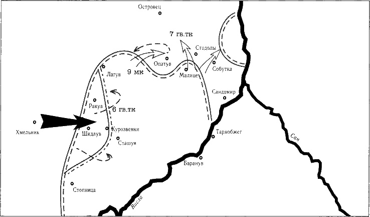 Иллюстрация к книге — Танки ведет Рыбалко. Боевой путь 3-й Гвардейской танковой армии [sch110.jpg]