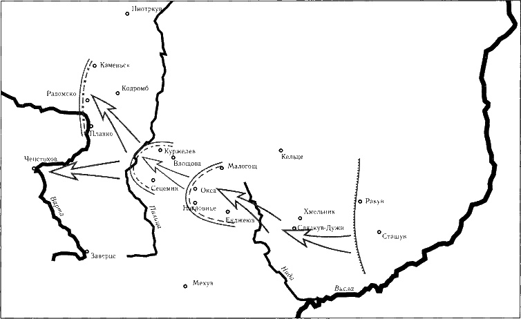 Иллюстрация к книге — Танки ведет Рыбалко. Боевой путь 3-й Гвардейской танковой армии [sch113.jpg]
