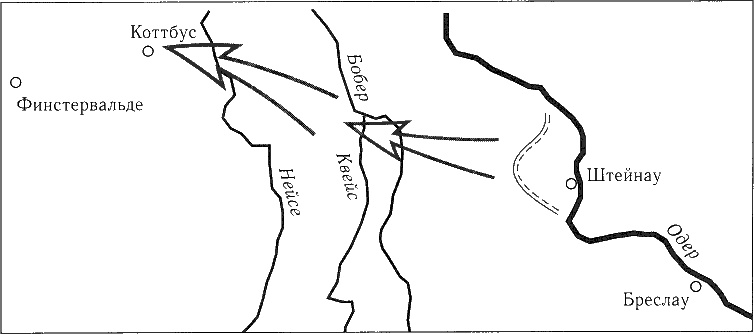 Иллюстрация к книге — Танки ведет Рыбалко. Боевой путь 3-й Гвардейской танковой армии [sch124.jpg]