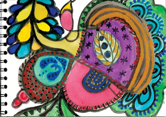 Иллюстрация к книге — Рисуйте свободно! Найти себя с помощью художественного дневника [i_009.jpg]