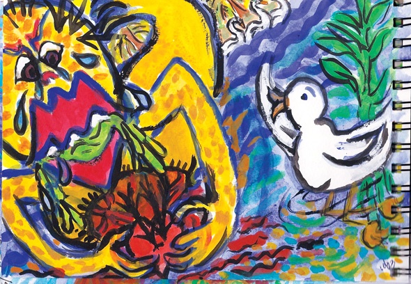 Иллюстрация к книге — Рисуйте свободно! Найти себя с помощью художественного дневника [i_022.jpg]