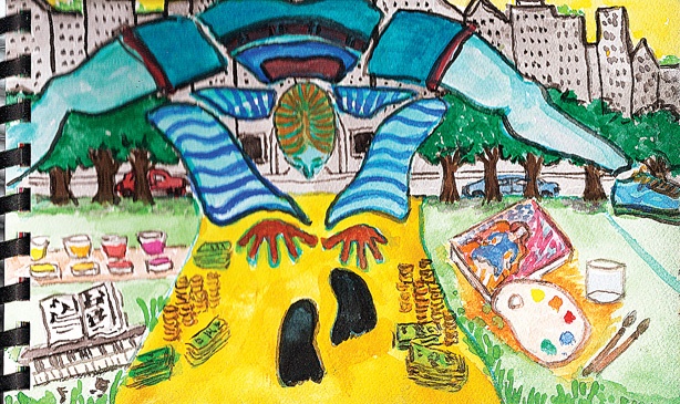 Иллюстрация к книге — Рисуйте свободно! Найти себя с помощью художественного дневника [i_041.jpg]