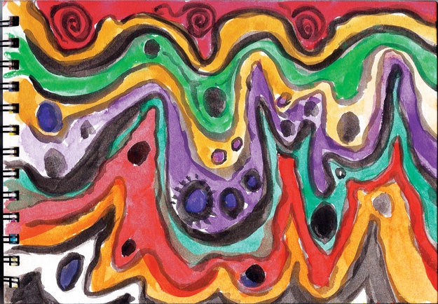 Иллюстрация к книге — Рисуйте свободно! Найти себя с помощью художественного дневника [i_044.jpg]