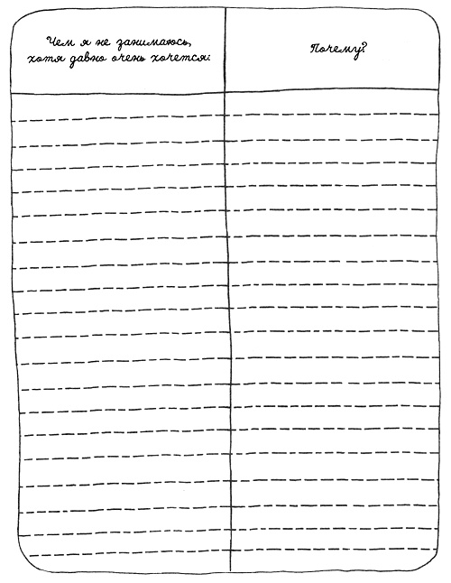 Иллюстрация к книге — Муза, где твои крылья? Книга о том, как отстоять свое желание сделать творчество профессией и научиться жить на вдохновении, не оборвав Музе крылья [i_010.jpg]