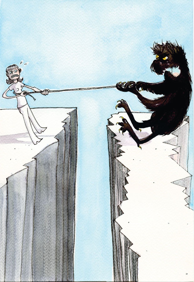 Иллюстрация к книге — Ящерица в твоей голове. Забавные комиксы, которые помогут лучше понять себя и всех вокруг [i_010.jpg]