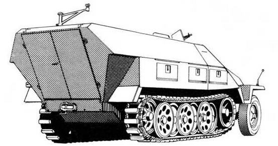 Иллюстрация к книге — Бронетранспортеры Вермахта [img_49.jpg]