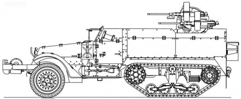 Иллюстрация к книге — Американские бронетранспортеры Второй мировой войны [img_55.jpg]