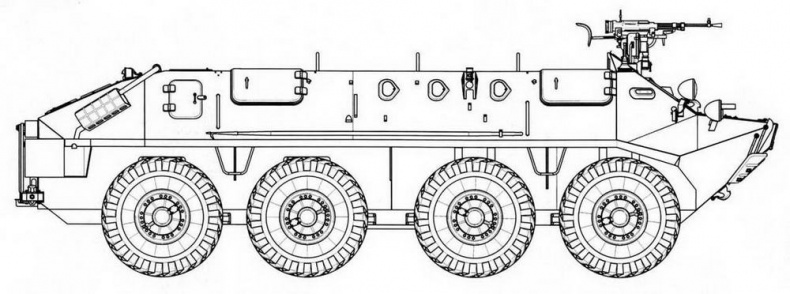 Иллюстрация к книге — Отечественные колесные бронетранспортеры БТР-60, БТР-70, БТР-80 [img_20.jpg]