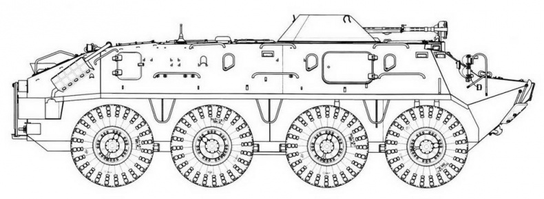 Иллюстрация к книге — Отечественные колесные бронетранспортеры БТР-60, БТР-70, БТР-80 [img_50.jpg]