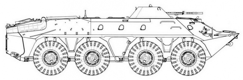 Иллюстрация к книге — Отечественные колесные бронетранспортеры БТР-60, БТР-70, БТР-80 [img_78.jpg]