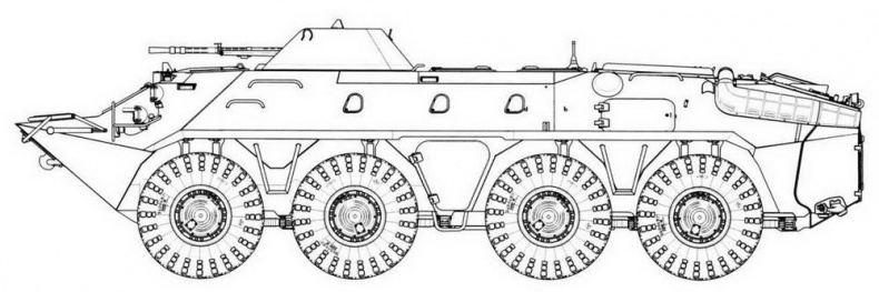 Иллюстрация к книге — Отечественные колесные бронетранспортеры БТР-60, БТР-70, БТР-80 [img_79.jpg]