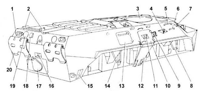 Иллюстрация к книге — Отечественные колесные бронетранспортеры БТР-60, БТР-70, БТР-80 [img_95.jpg]