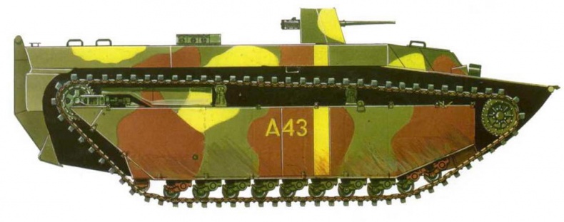 Иллюстрация к книге — Американские «аллигаторы». Гусеничные десантные машины LVT [img_75.jpg]