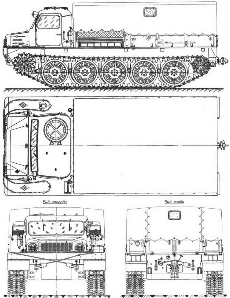 Иллюстрация к книге — Артиллерийские тягачи Советской Армии [img_32.jpg]