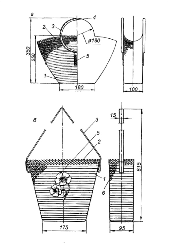 Иллюстрация к книге — Плетение: береста, соломка, тростник, лоза и другие материалы [i_046.jpg]