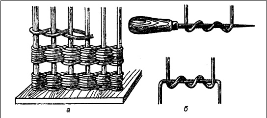 Иллюстрация к книге — Плетение: береста, соломка, тростник, лоза и другие материалы [i_052.jpg]