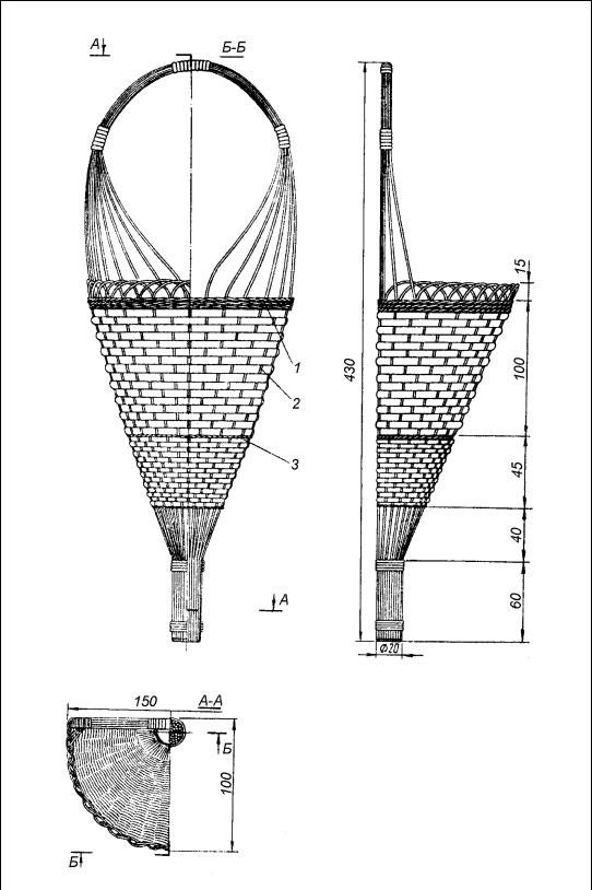 Иллюстрация к книге — Плетение: береста, соломка, тростник, лоза и другие материалы [i_057.jpg]