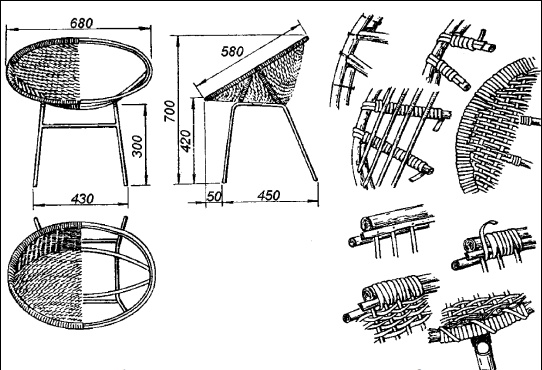 Иллюстрация к книге — Плетение: береста, соломка, тростник, лоза и другие материалы [i_075.jpg]