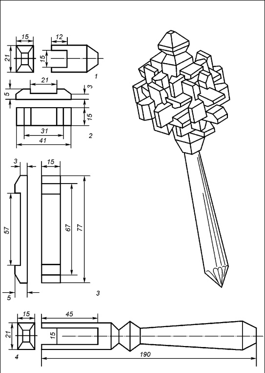 Иллюстрация к книге — Плетение: береста, соломка, тростник, лоза и другие материалы [i_079.jpg]