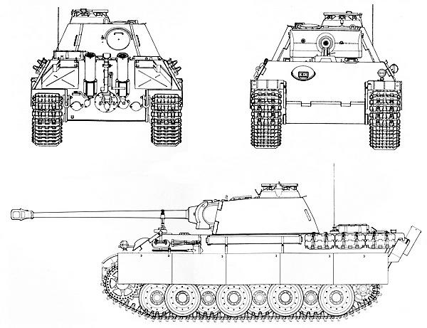 Иллюстрация к книге — Тяжёлый танк «Пантера». Первая полная энциклопедия [i_119.jpg]