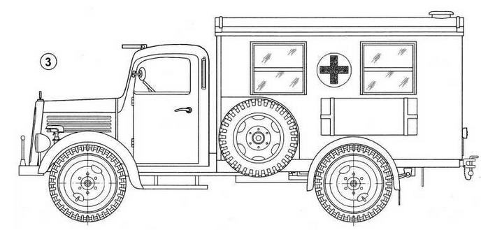 Иллюстрация к книге — Полуторатонные грузовики Германии 1939—1945 гг. [img_50.jpg]