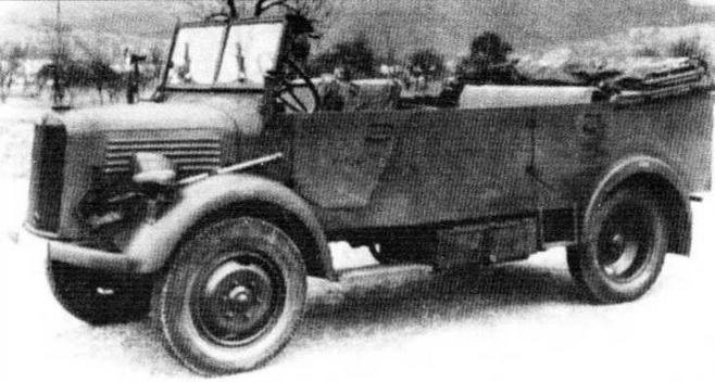 Иллюстрация к книге — Полуторатонные грузовики Германии 1939—1945 гг. [img_51.jpg]