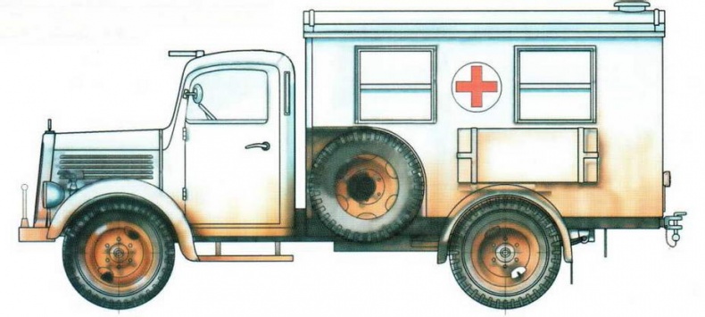 Иллюстрация к книге — Полуторатонные грузовики Германии 1939—1945 гг. [img_73.jpg]