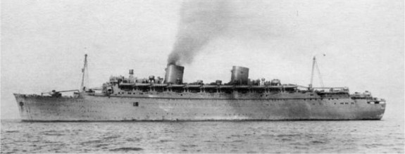 Иллюстрация к книге — Лайнеры на войне 1936-1968 гг. постройки [image102.jpg]