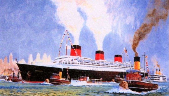 Иллюстрация к книге — Лайнеры на войне 1936-1968 гг. постройки [image191.jpg]