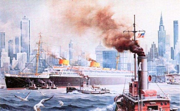 Иллюстрация к книге — Лайнеры на войне 1936-1968 гг. постройки [image192.jpg]