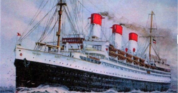 Иллюстрация к книге — Лайнеры на войне 1936-1968 гг. постройки [image194.jpg]