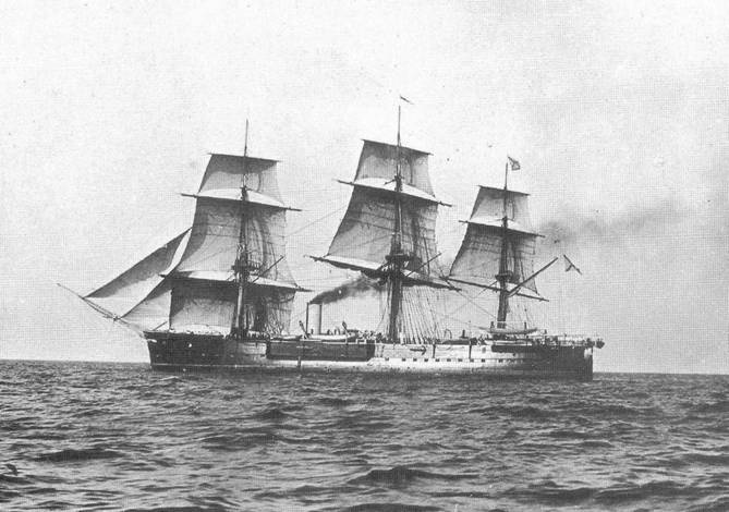 Иллюстрация к книге — Полуброненосные фрегаты «Генерал-Адмирал» и «Герцог Эдинбургский», 1869–1918 [pic_51.jpg]