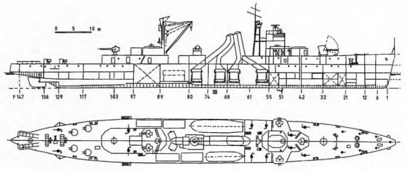 Иллюстрация к книге — Сверхлегкие крейсера. 1930-1975 гг. [img_75.jpg]